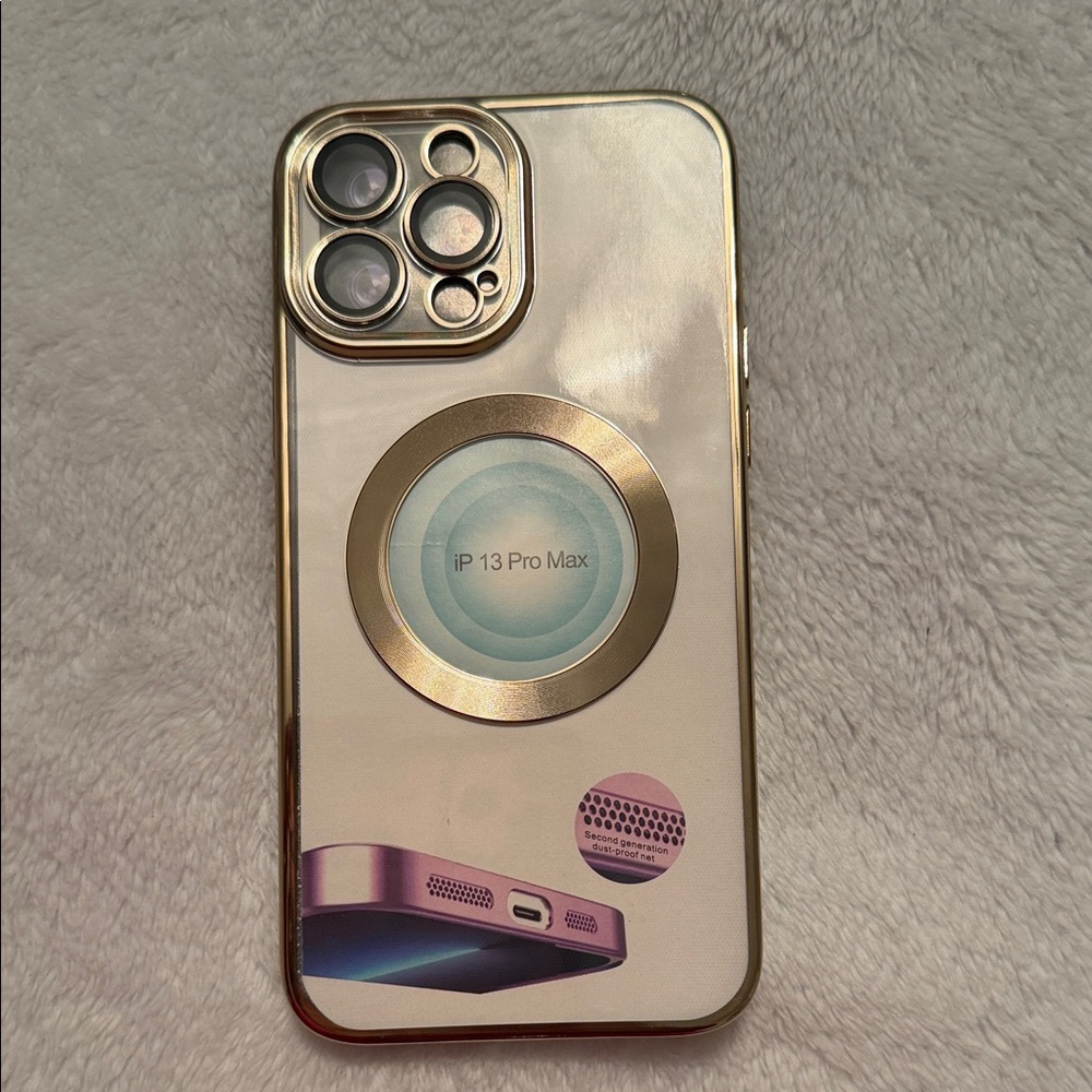 Gold Phone Case for iPhone 13 Pro Max